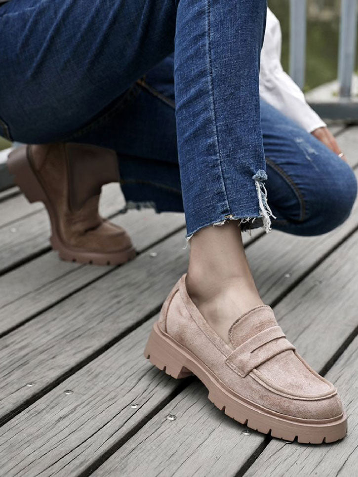 Anisa - Fina loafers i mockalook